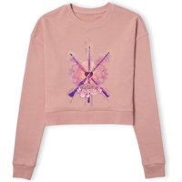 Harry Potter Until The Very End Women's Cropped Sweatshirt - Dusty Pink - XS von Original Hero