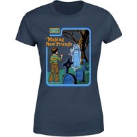 Making New Friends Women's T-Shirt - Navy - M - Marineblau von Original Hero