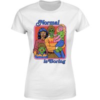 Normal Is Boring Women's T-Shirt - White - XL - Weiß von Steven Rhodes