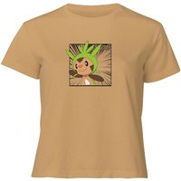 Pokemon Chespin Women's Cropped T-Shirt - Tan - XL von Original Hero