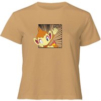 Pokemon Chimchar Women's Cropped T-Shirt - Tan - XL von Original Hero
