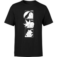 Pokemon Generation 2 Monochrome Starters Men's T-Shirt - Black - L von Original Hero