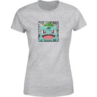 Pokémon Pokédex Bisasam #0001 Frauen T-Shirt - Grau - 3XL von Original Hero