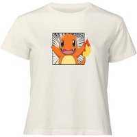 Pokémon Pokédex Glumanda #0004 Gekürzter Frauen T-Shirt - Creme - XS von Original Hero