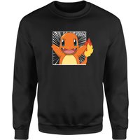 Pokémon Pokédex Glumanda #0004 Sweatshirt - Schwarz - XS von Original Hero