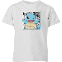Pokémon Pokédex Schiggy #0007 Kinder T-Shirt - Grau - 3-4 Jahre von Original Hero