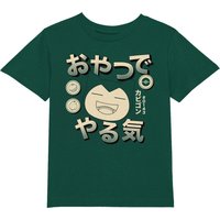 Pokémon Snorlax Hungry Kids' T-Shirt - Green - 5-6 Jahre von Original Hero