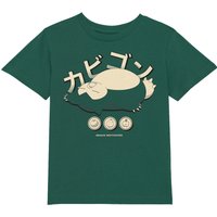 Pokémon Snorlax Relaxation Kids' T-Shirt - Green - 5-6 Jahre Pokémon Snorlax Relaxation Kids' T-Shirt - Green - 5-6 Jahre von Original Hero