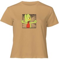 Pokemon Treecko Women's Cropped T-Shirt - Tan - XL von Original Hero