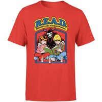 R.E.A.D Men's T-Shirt - Red - L - Rot von Original Hero