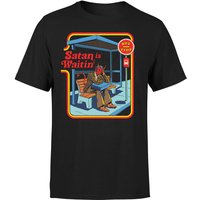Steven Rhodes Satan Is Waitin' Unisex T-Shirt - Black - M - Schwarz von Steven Rhodes