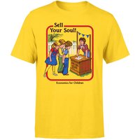 Steven Rhodes Sell Your Soul Unisex T-Shirt - Yellow - L - Gelb von Steven Rhodes