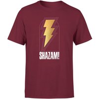 Shazam! Fury of the Gods Bolt Unisex T-Shirt - Burgundy - M von Original Hero