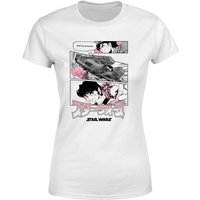 Star Wars Don't Tell Me The Odds Women's T-Shirt - White - 5XL - Weiß von Original Hero