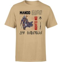 Star Wars The Mandalorian Biography Men's T-Shirt - Tan - XL von Original Hero