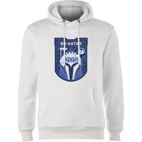 Star Wars The Mandalorian Bo-Katan Badge Hoodie - White - S von Original Hero