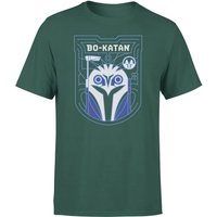 Star Wars The Mandalorian Bo-Katan Badge Men's T-Shirt - Green - M von Original Hero