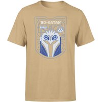 Star Wars The Mandalorian Bo-Katan Badge Men's T-Shirt - Tan - S von Original Hero