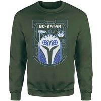 Star Wars The Mandalorian Bo-Katan Badge Sweatshirt - Green - L von Original Hero