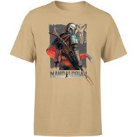 Star Wars The Mandalorian Colour Edit Men's T-Shirt - Tan - M von Original Hero