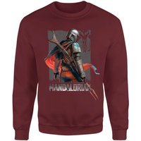 Star Wars The Mandalorian Colour Edit Sweatshirt - Burgundy - M von Original Hero