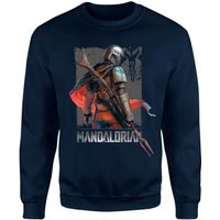 Star Wars The Mandalorian Colour Edit Sweatshirt - Navy - L von Original Hero