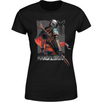 Star Wars The Mandalorian Colour Edit Women's T-Shirt - Black - M von Original Hero