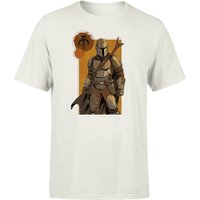 Star Wars The Mandalorian Composition Men's T-Shirt - Cream - XXL von Original Hero