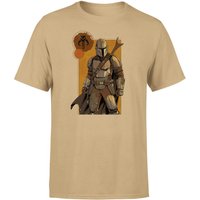 Star Wars The Mandalorian Composition Men's T-Shirt - Tan - XL von Original Hero