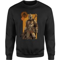 Star Wars The Mandalorian Composition Sweatshirt - Black - M von Original Hero