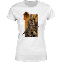 Star Wars The Mandalorian Composition Women's T-Shirt - White - XL von Original Hero