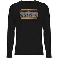 Star Wars The Mandalorian Creed Men's Long Sleeve T-Shirt - Black - L von Original Hero