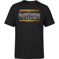 Star Wars The Mandalorian Creed Men's T-Shirt - Black - S von Original Hero