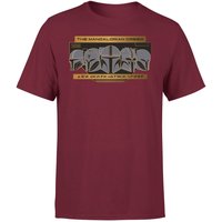 Star Wars The Mandalorian Creed Men's T-Shirt - Burgundy - XXL von Original Hero