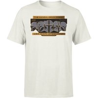 Star Wars The Mandalorian Creed Men's T-Shirt - Cream - XXL von Original Hero