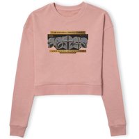 Star Wars The Mandalorian Creed Women's Cropped Sweatshirt - Dusty Pink - M von Original Hero