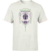 Star Wars The Mandalorian Fierce Warrior Men's T-Shirt - Cream - M von Original Hero