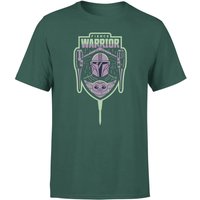 Star Wars The Mandalorian Fierce Warrior Men's T-Shirt - Green - M von Original Hero