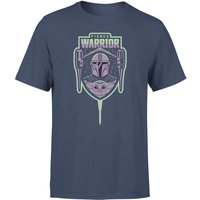 Star Wars The Mandalorian Fierce Warrior Men's T-Shirt - Navy - M von Original Hero