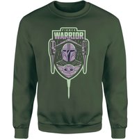 Star Wars The Mandalorian Fierce Warrior Sweatshirt - Green - XS von Original Hero