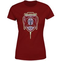 Star Wars The Mandalorian Fierce Warrior Women's T-Shirt - Burgundy - XXL von Original Hero