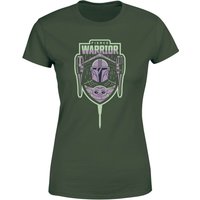 Star Wars The Mandalorian Fierce Warrior Women's T-Shirt - Green - S von Original Hero
