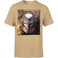 Star Wars The Mandalorian Focus Men's T-Shirt - Tan - M von Original Hero