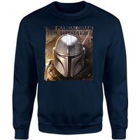 Star Wars The Mandalorian Focus Sweatshirt - Navy - L von Original Hero