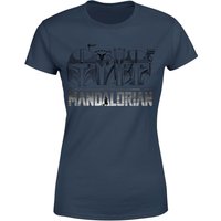 Star Wars The Mandalorian Helmets Line Art - Light Base Women's T-Shirt - Navy - S von Original Hero