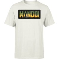 Star Wars The Mandalorian Mando! Men's T-Shirt - Cream - L von Original Hero