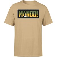 Star Wars The Mandalorian Mando! Men's T-Shirt - Tan - L von Original Hero