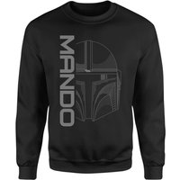 Star Wars The Mandalorian Mando Sweatshirt - Black - S von Original Hero