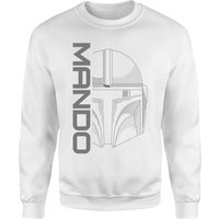 Star Wars The Mandalorian Mando Sweatshirt - White - XS von Original Hero