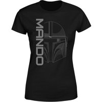 Star Wars The Mandalorian Mando Women's T-Shirt - Black - 4XL von Original Hero
